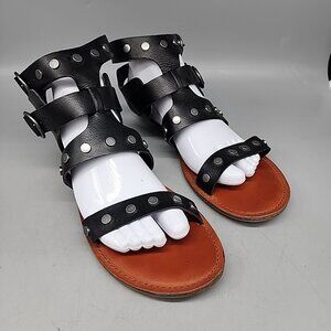 American Eagle Studded Leather Gladiator Sandals Women's 11